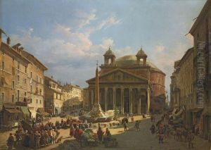 The Pantheon, Rome by Louis Faure