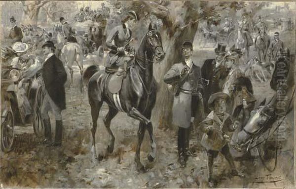 Retour De Chasse A Cour - view 1