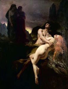 Scene De La Vie De Dante by Joseph Faust