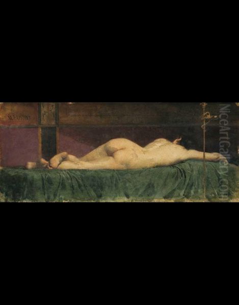 Nudo Sdraiato Alle Terme - view 1