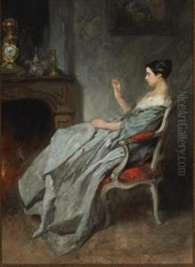 Fireplace by Jean-Baptiste Fauvelet
