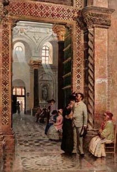 Venezia: Interno Di Una Chiesa - view 1