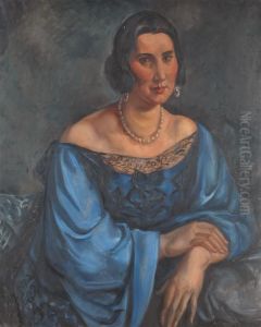 Portrait De Femme by Andre Favory