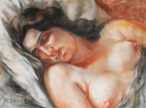 Buste De Femme Nue Endormie Buste De Femme Nue Endormie