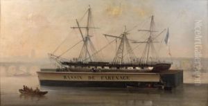 Bassin De Carenage Dans Le Port De Bordeaux by Richard Faxon