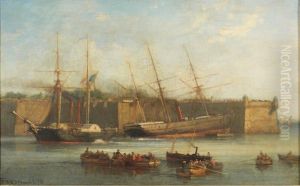 Bateaux Au Port by Richard Faxon
