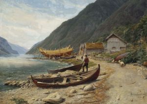 Gravensfjord by Thomas Fearnley