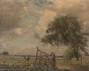 At The Farm Gate by Hilda Fearon