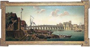 View Of The Thames With Westminster Bridge And Westminster Abbey