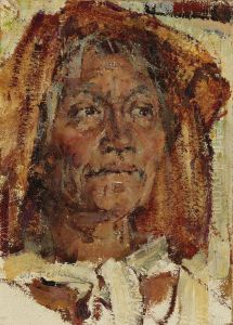The Golden Kerchief by Nicolai Ivanovich Fechin