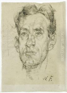 Portrait Of Edward Bright by Nicolai Ivanovich Fechin