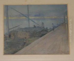 Nuit A La Dogana, Venise by A. Romilly Fedden