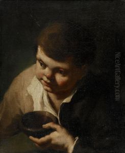 Ung Gosse Med Skal by Domenico Maggiotto