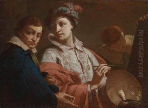 Allegory Of Painting by Domenico Maggiotto