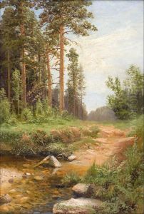 Metsamaisema. by Simeon Fedorovich Fedorov