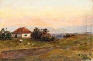 Sunset In The Countryside by Maria Fedorova