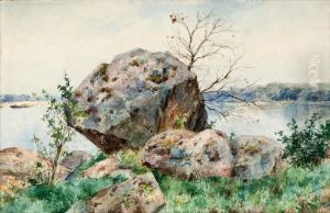 Rock On The Shore by Maria Fedorova