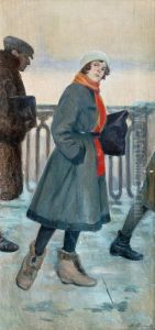 On The Way To Work by Fedor Fedorovich Bucholz