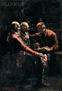 The Gentlemen's Gathering by Friedrich Fehr