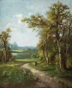 Campesina En El Camino by Henry Ch. Fehr