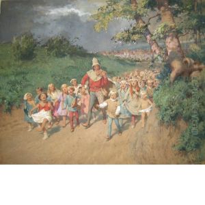 The Fiddler's Followers by Karl Feiertag