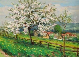 A Spring Landscape by Stanislav Feikl