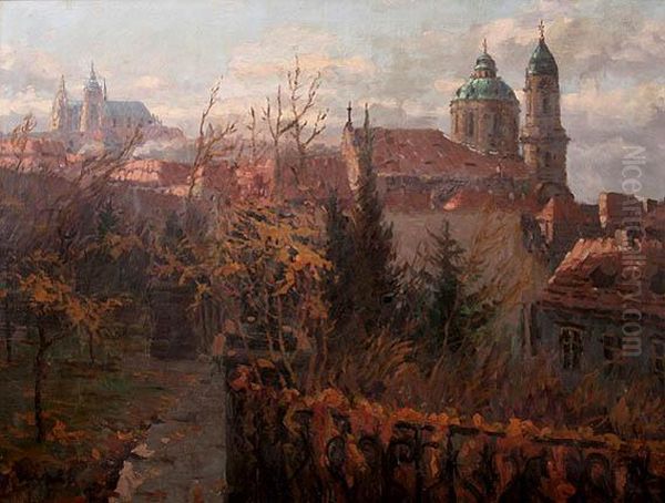 Hradcany Seen From Mala Strana - view 1