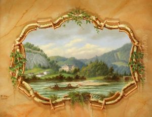 Pair Of Landscape by Franz Anton Feilhammer