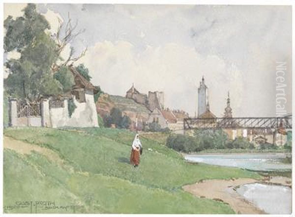 A View Towards Stein/ Donau - view 1