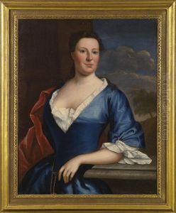 Portrait Of Mrs. Tench Francis by Robert Feke