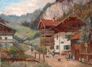 "inmuhlbach Bei Oberau" by Paul Felgentreff