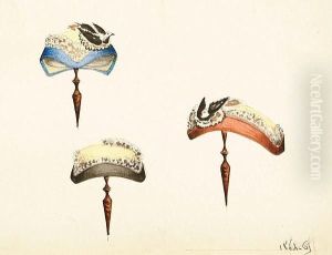 Three Hat Designs by Auguste Felix