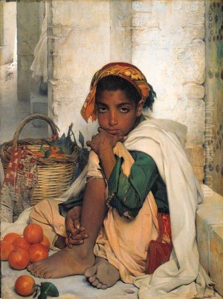 The Orange Seller - view 1