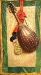Nature Morte A La Mandoline Et Au Masque by Marie Felix