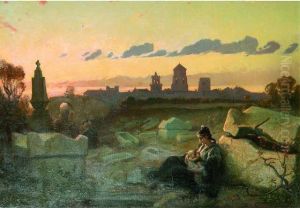 Paysage De Ruines by Joseph Felon