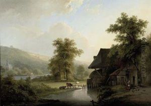 The Watermill by Jan Jacob Fels