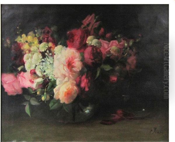 Floral Still-life With Roses - view 1