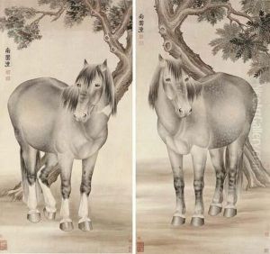 Stallions by Qian Feng