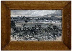 Country Landscape by Harry Fenn