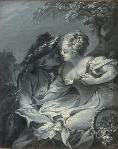 Scene Galante by Jean-Csar Fenouil