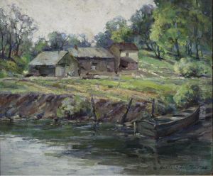 Farm Buildings By The River Farm Buildings By The River