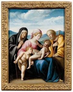 Sainte Famille. by Ferrau Fenzoni