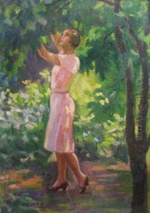 'the Painter's Wife" by Acs Ferenc