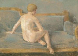 Noi Akt Kanapen by Valer Ferenczy
