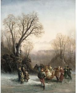 The Skating Party by Edouard Ferey