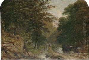 Figures In A River Landscape Figures In A River Landscape