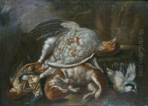 Nature Morte De Chasse A La Perdrix by William Gowe Ferguson