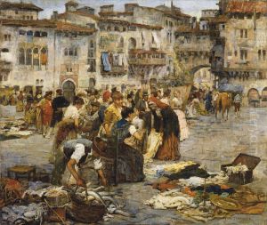 Mercadillo En Una Plaza De Granada: A Market In Granada