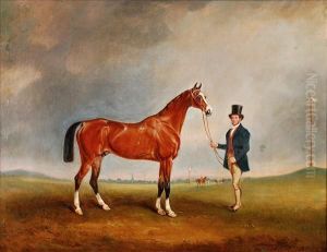 Lordhenry Bentinck And One Of His Famous Race Horses by Claude L. Ferneley