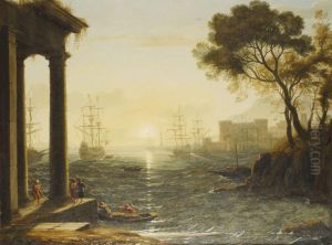 Marina Con Velieri by Claude L. Ferneley
